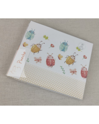 Juego sábanas mariquitas