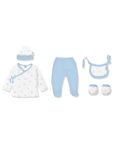 Set regalo 5 piezas bamboo osos peluche