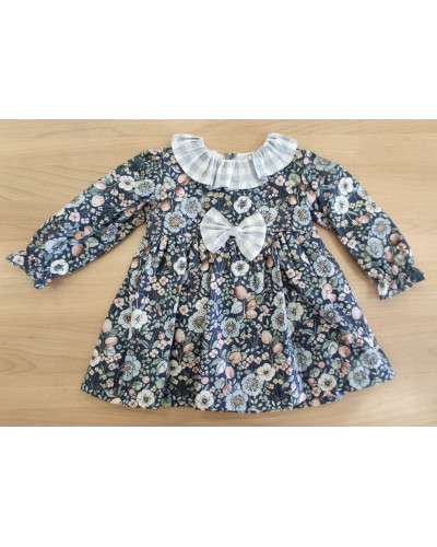 Vestido floral baberola