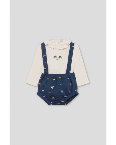 Conjunto ranita coches