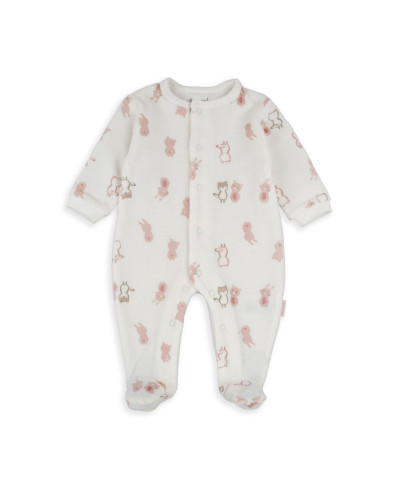 Pijama terciopelo animalitos