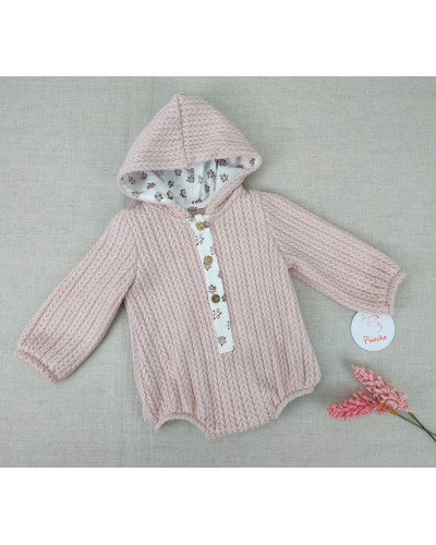 Body algodón dulce capucha