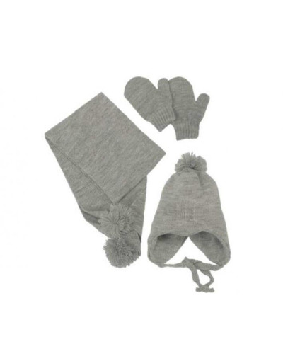 Conjunto bufanda, gorro y manoplas