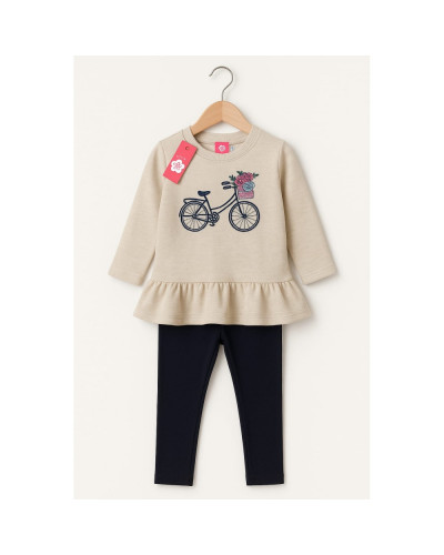 Conjunto bici flores