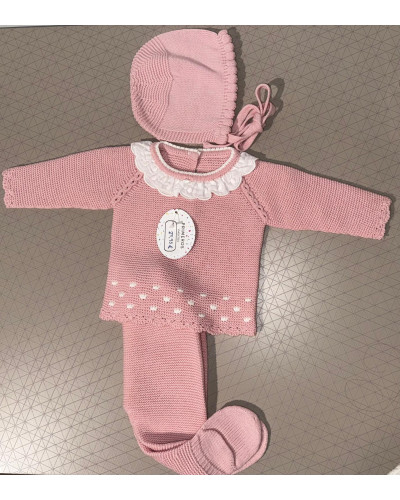 Conjunto polaina volante