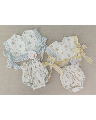Conjunto baberola pato
