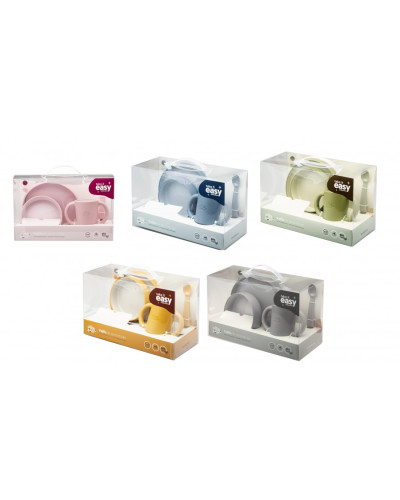Vajilla silicona 4 piezas.