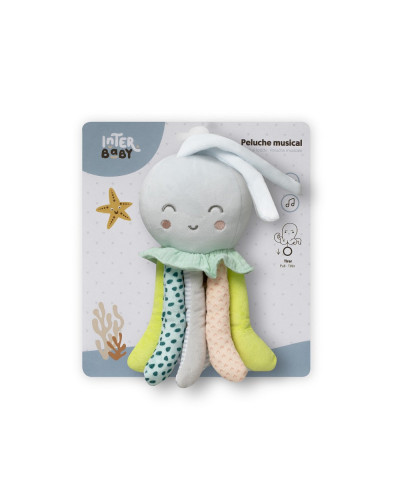 Peluche musical pulpo