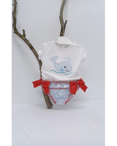 Conjunto baño ballena