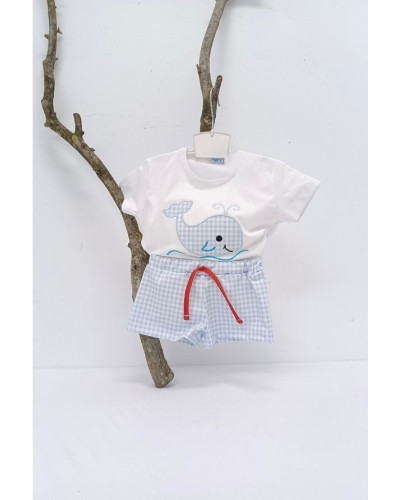 Conjunto baño ballena