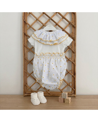 Conjunto baberola margaritas