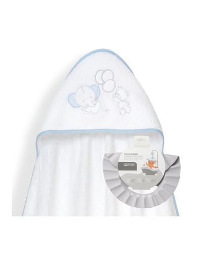 Capa de baño oso elefante globos y gorro