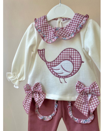 Conjunto curricoca rosé