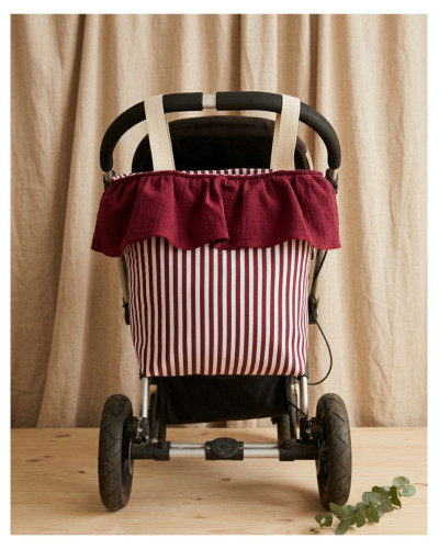 Bolso rayas juliana wine