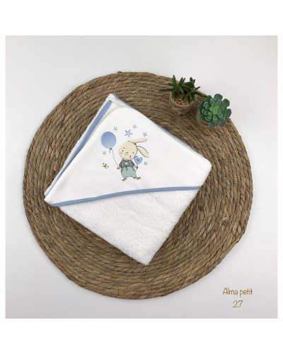 Capa de baño conejito globo