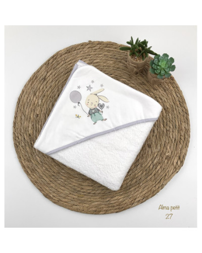 Capa de baño conejito globo