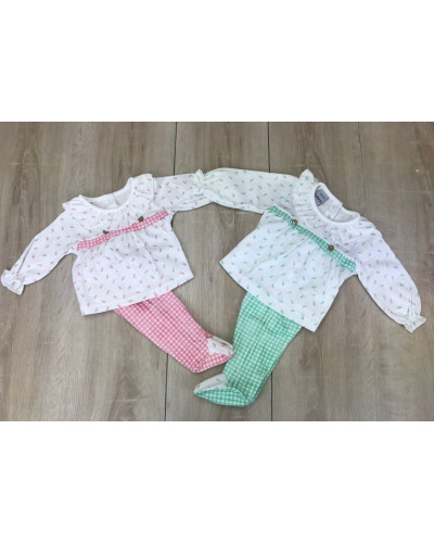 Conjunto polaina vichy
