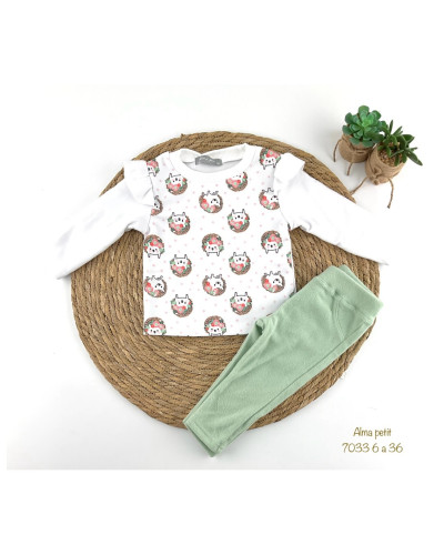 Conjunto sudadera erizos