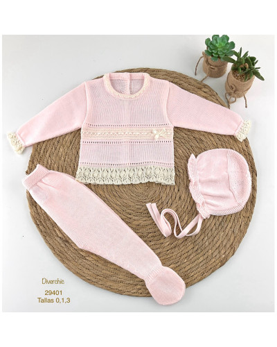 Conjunto bebe hilo
