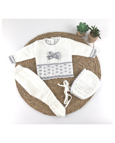 Conjunto bebe lana