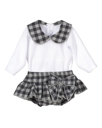 Conjunto pololo cuadros vichy