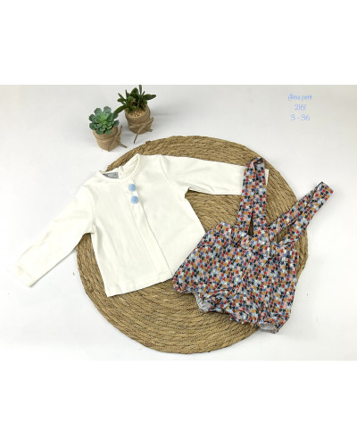 Conjunto peto colorines
