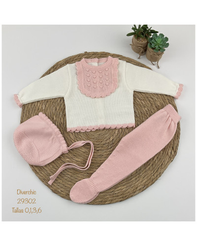 Conjunto bebe lana