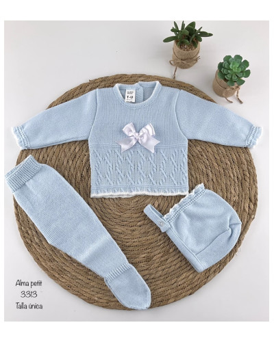 Conjunto lana capota